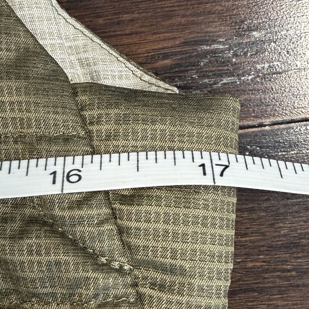 Prana Miska Puffer Vest Olive Brown Duck Down Quilted Hooded Women’s XS - Picture 4 of 5